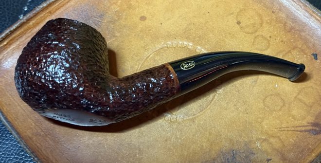 The Scholar --  Savinelli Rossi Sera Bent Brandy Shape 8645